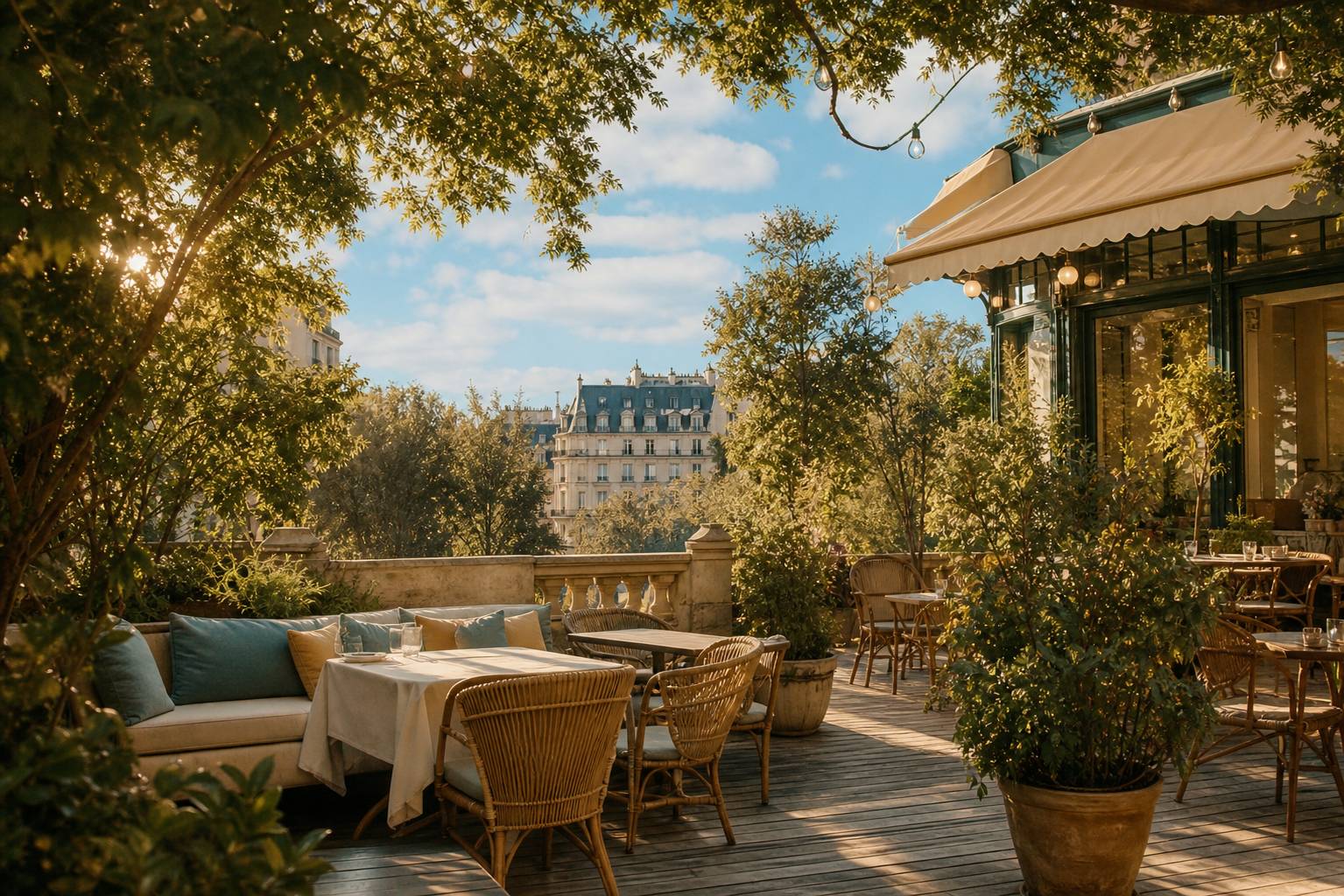 Le Café Laurent : une escapade bucolique au cœur de Paris