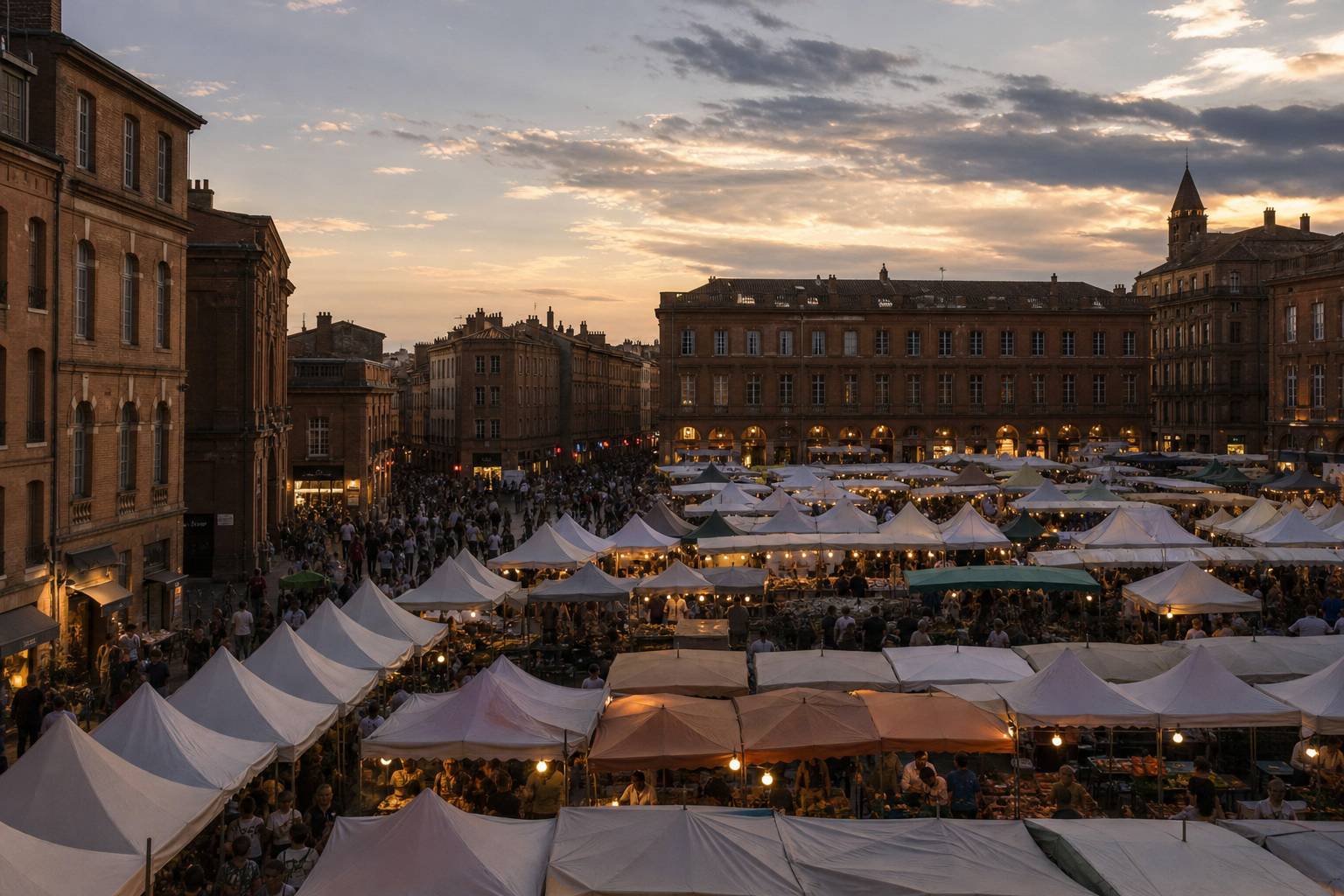 Ce jeudi, les rues de Toulouse s’animent avec un immense marché nocturne, Ce jeudi à