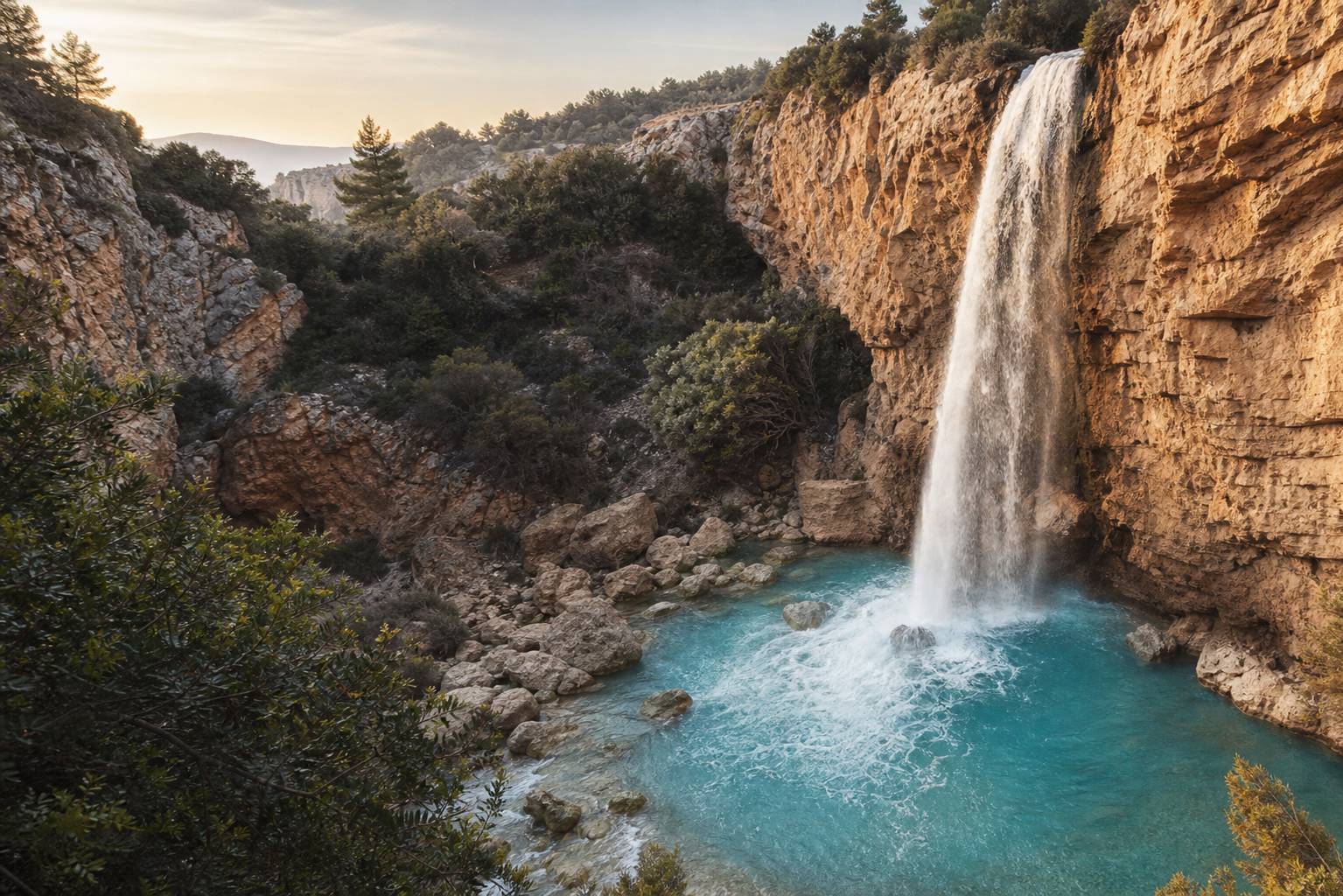 Découvrez la spectaculaire cascade de plus de 9 mètres, un joyau secret niché aux portes