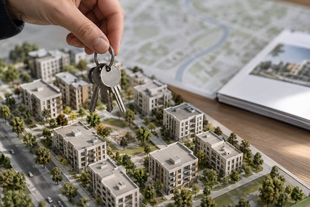 Plan de détail illustrant le sujet de l'article : Les quartiers qui n&rsquo;existent que dans les annonces immobilières